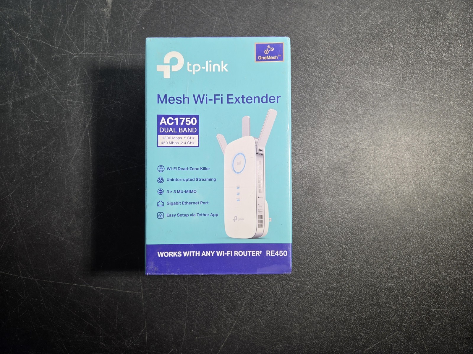 TP-Link RE450 AC1750 WiFi Range Extender Dual Band Gigabit Sealed New