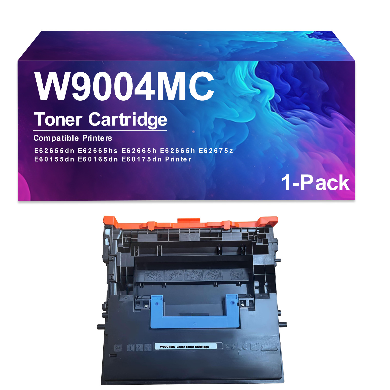 W9004 W9004MC Black toner cartridge for Managed E60155dn E60165dn 1 Pack