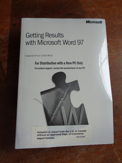 MICROSOFT WORD 97 - OEM - NEW sealed Vintage