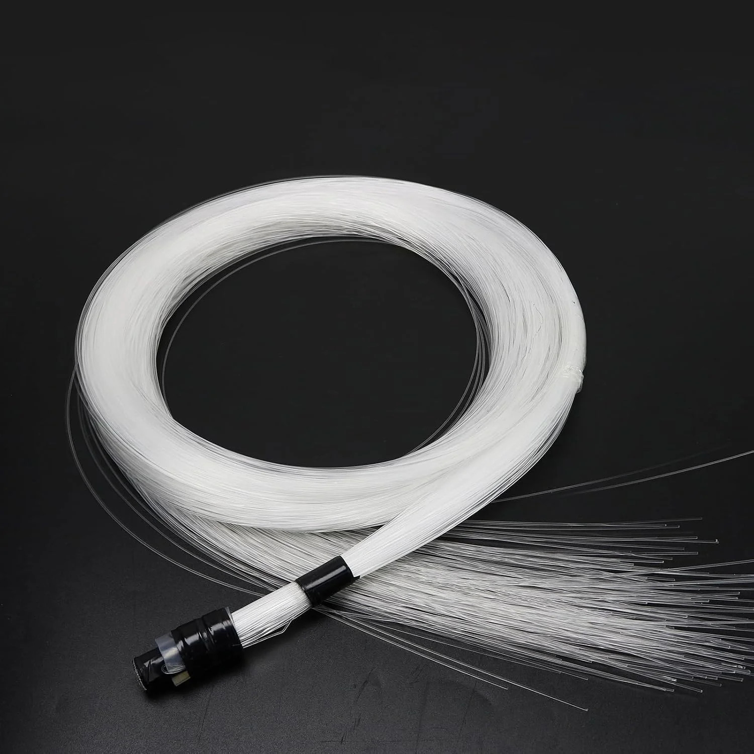 AZIMOM PMMA 50pcs 0.03in 6.5ft Plastic Fiber Optic Lights Cable Strands 0.75mm 2