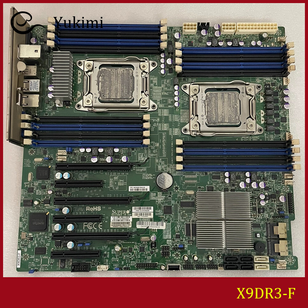 FOR Supermicro X9DR3-F LGA 2011 DDR3*16 512GB VGA Intel 606 Server Motherboard