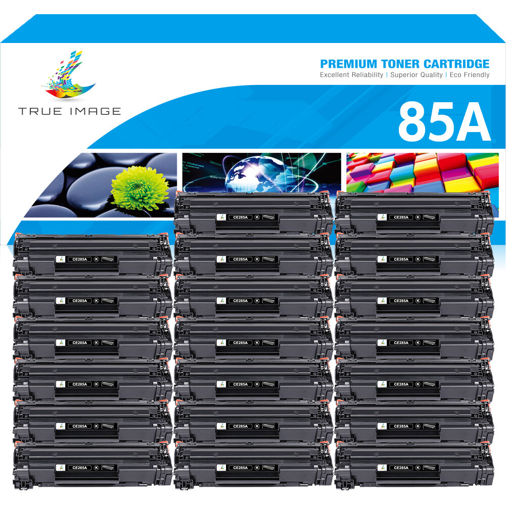 20pk CE285A 85A Black Toner Cartridge For HP LaserJet Pro P1100 P1102w M1213nf