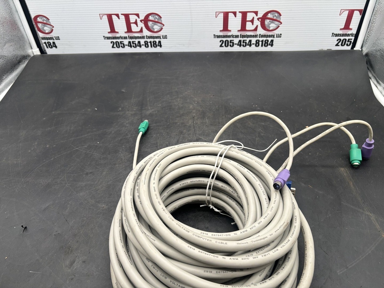 2919 E87647-DG AWM 80c 30V VW-1 Low Voltage Computer Cable