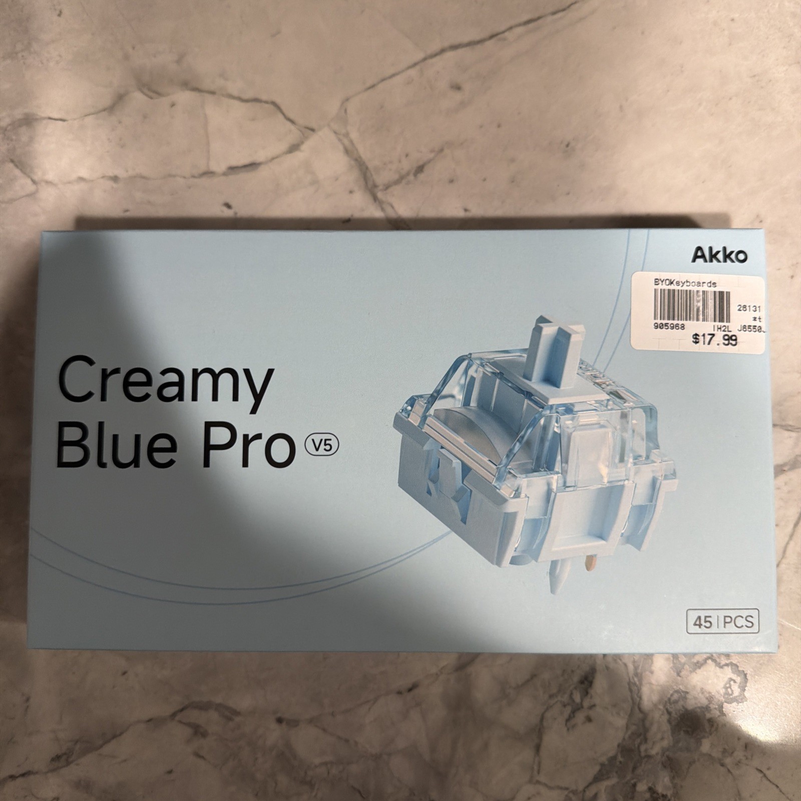 Akko Creamy Blue Pro V5 45 Pcs