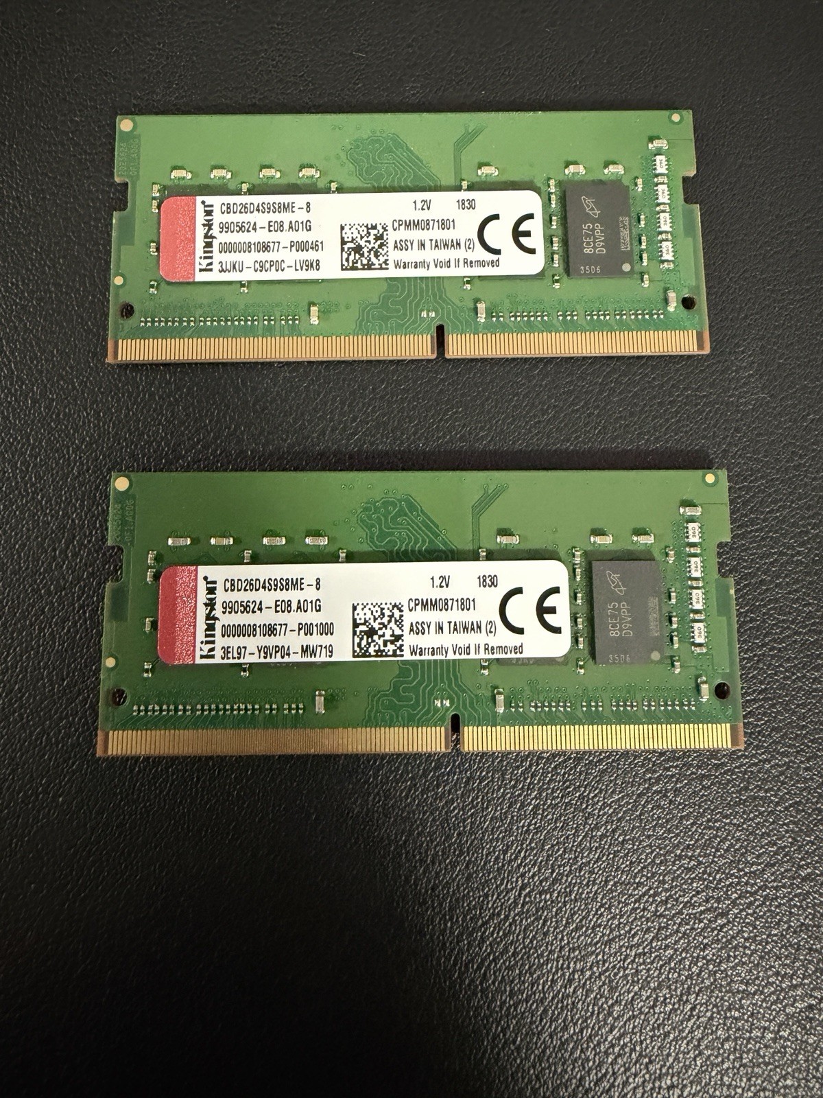 Kingston 16GB (2x8GB) SODIMM Laptop Ram.