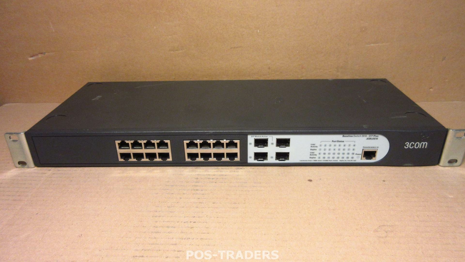 3Com 3CBLSG16 2916 SFP Plus Baseline 16-Port Gigabit + 4 Gigabit SFP Combo Ports