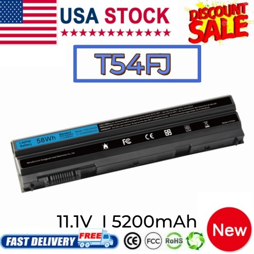 Replace Battery for Dell Latitude E6420 E6430 E5420 E5520 E5530 T54FJ M5Y0X 58Wh