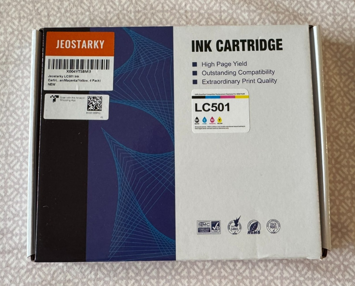 LC501 Compatible Replacement Black & Tri-Color Ink Cartridges NEW Brother LC 501