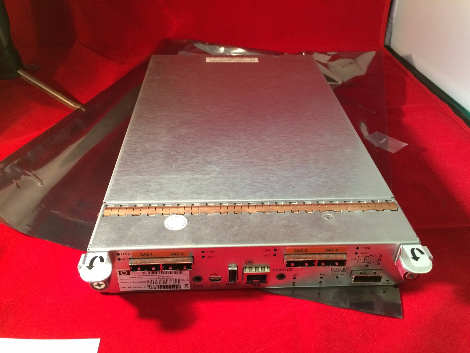 AW595A AW595B 582935-001 HP P2000 G3 iSCSI MSA ARRAY CONTROLLER Pull Ref ***