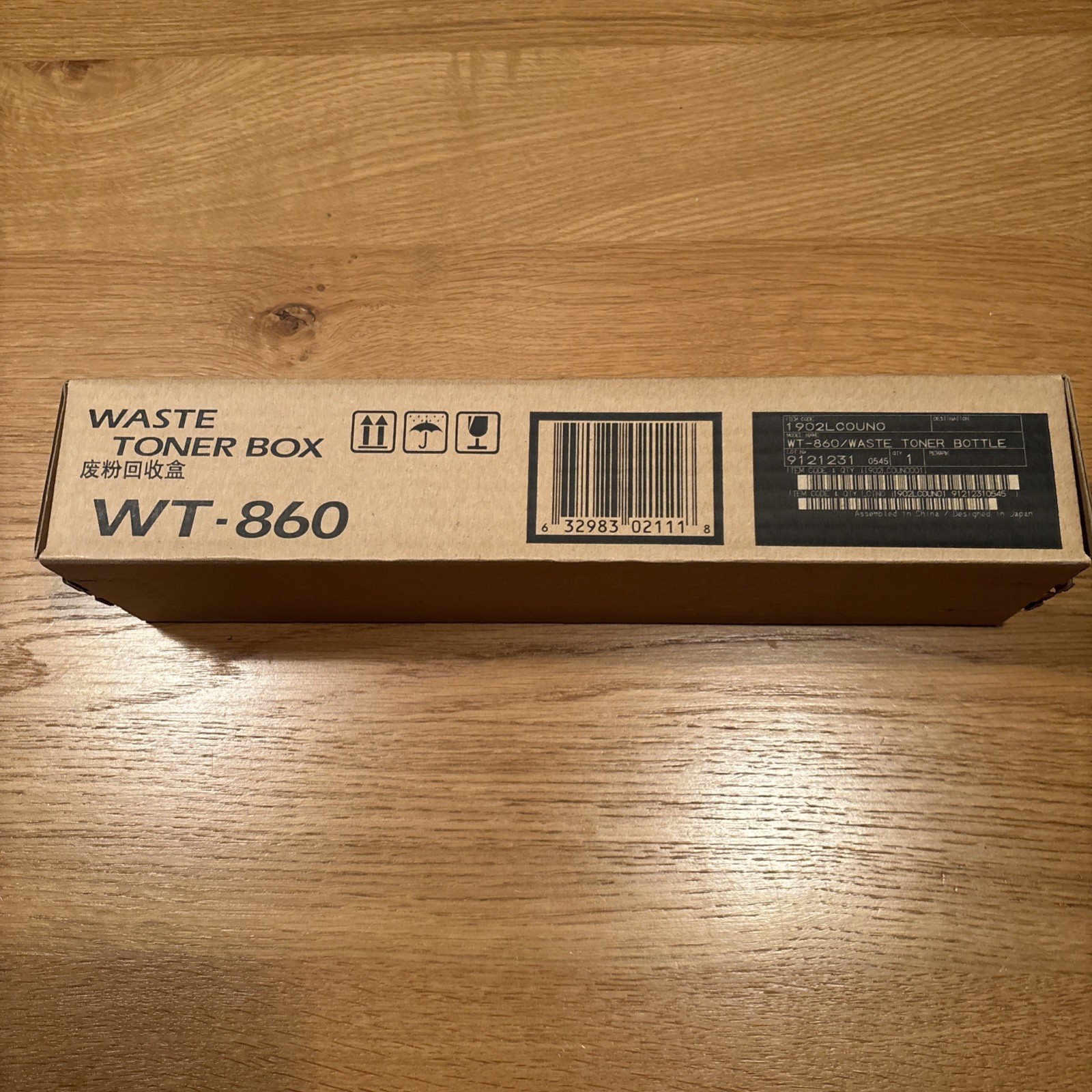 WT-860 Waste Toner Bottle for Kyocera 1902C0UN0 - Brand NEW in Original Box