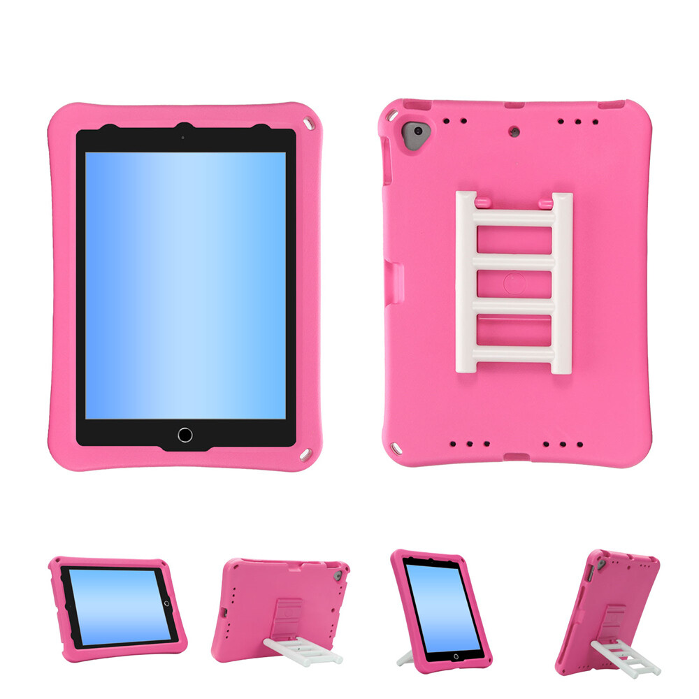 Fr iPad 5/6/7/8/9th Gen Air Pro 2025 Kids EVA Rotate Stand Tablet Case Cover