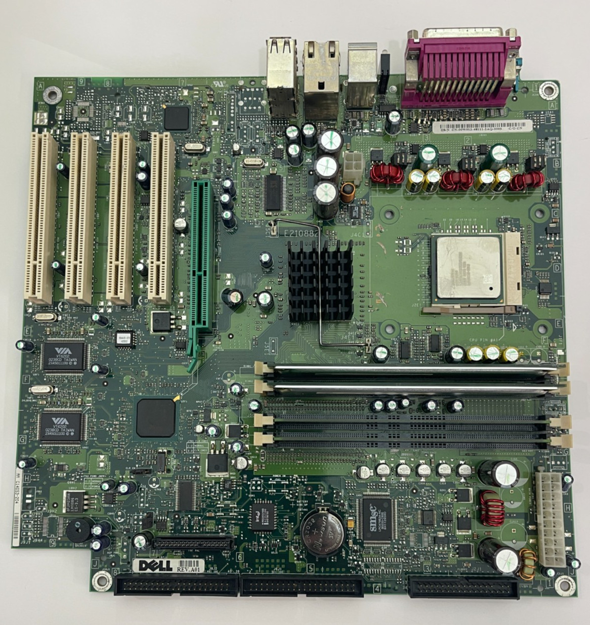 DELL 00W912 C14053-204 SOCKET 478 DESKTOP MOTHERBOARD W 2.4GHZ P4 512MB RAM VTX