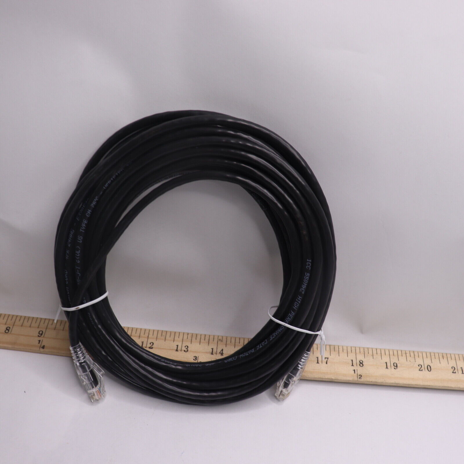 ICC Patch Cord Cat6 Clear Boot Black 25Ft ICPCST25BK