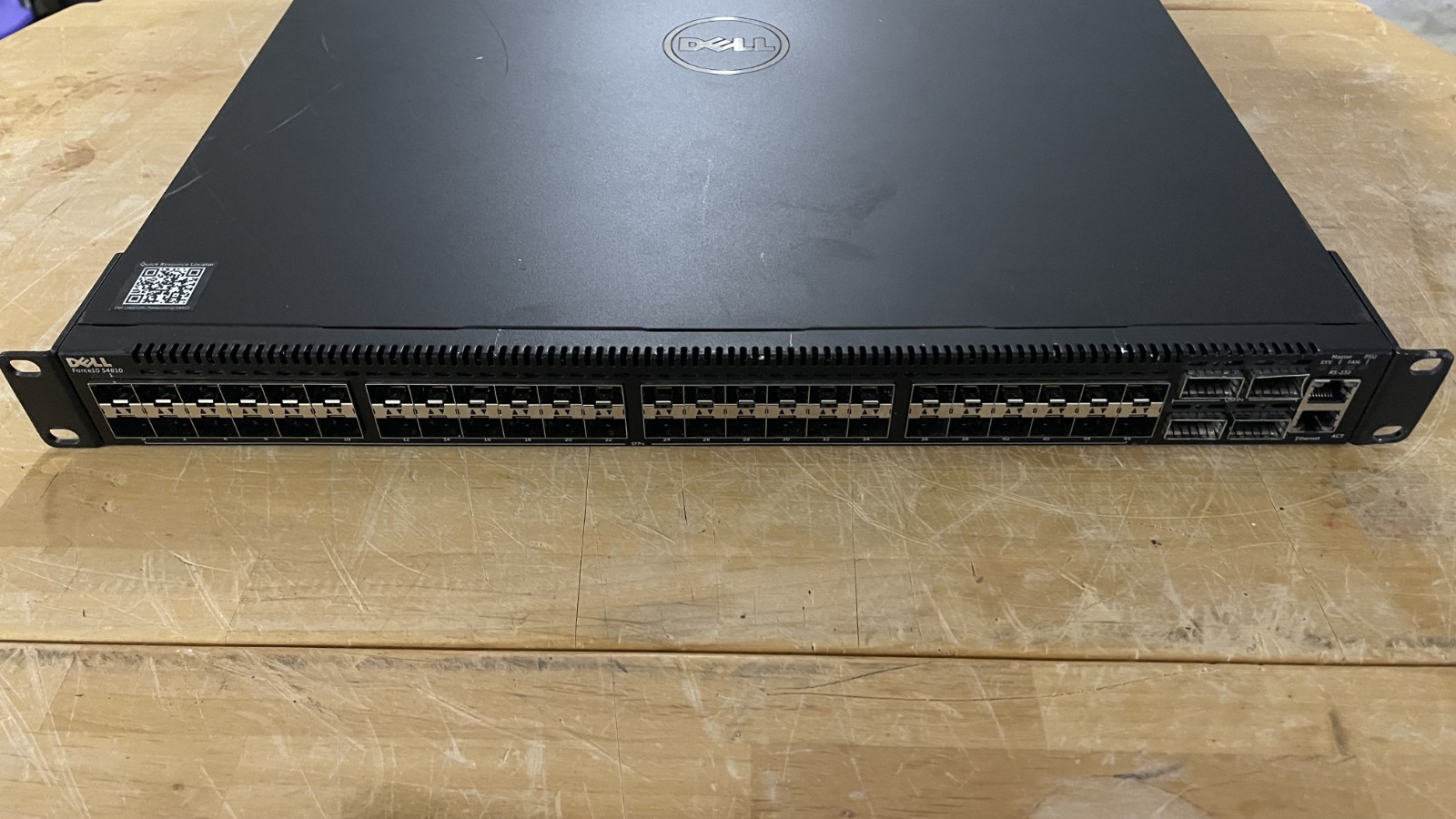 DELL Force10 S4810P 48 Port SFP+  4 Port QSFP Network Switch USED Dual PSU