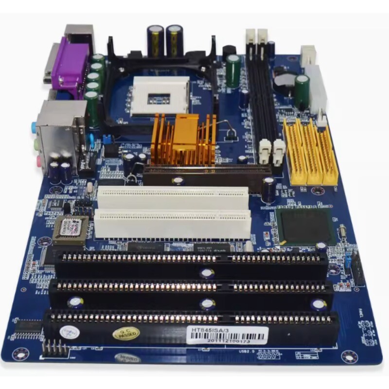 845GV Socket 478 3 ISA slots ATX industrial motherboard with CPU + 2 pcs DDR 512