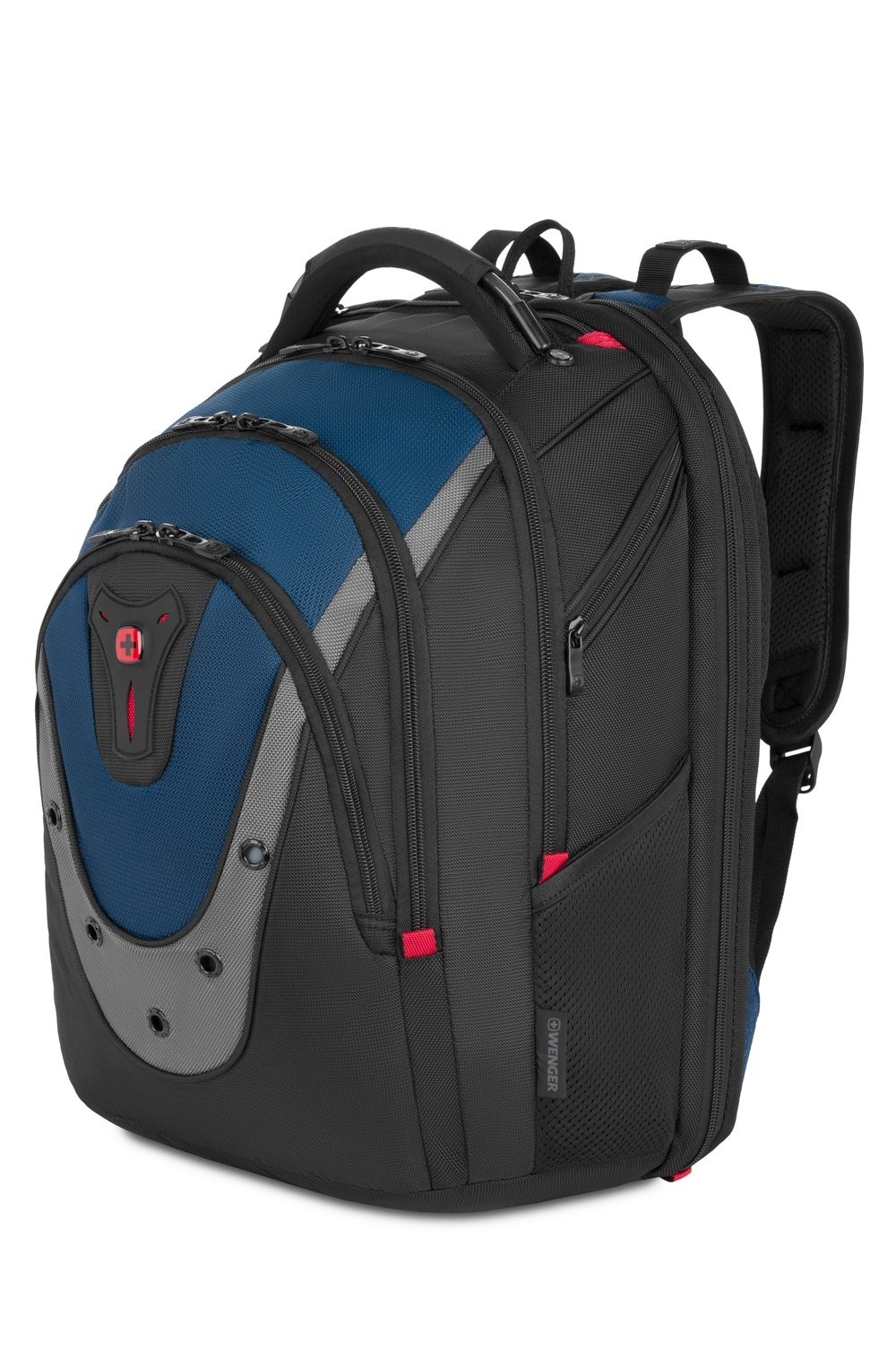 Wenger Ibex ScanSmart 17" Laptop Backpack Black Blue Gray SwissGear 27316060 New