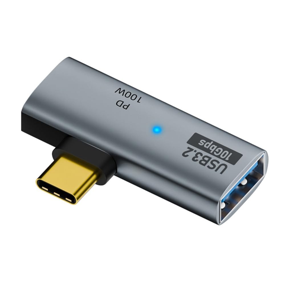 NFHK 10Gbps USB-C Type-C to USB 3.0 Female OTG & 100W PD Power Adapter for... 