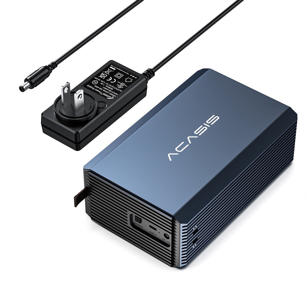 Acasis USB 3.0 2Bay Raid External Hard Drive Enclosure for 2.5/3.5" SATA HDD SSD