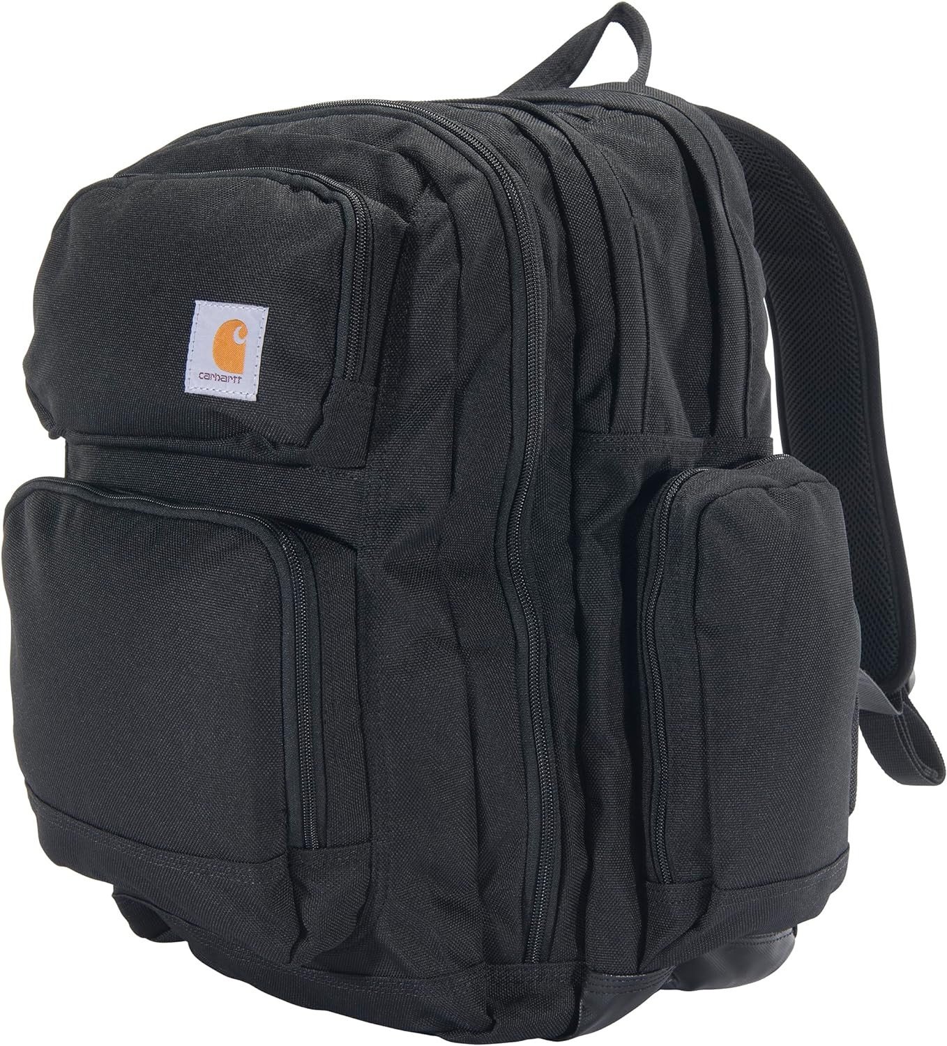 Carhartt 35L Triple-Compartment Backpack, Durable Pack with Laptop Black 
