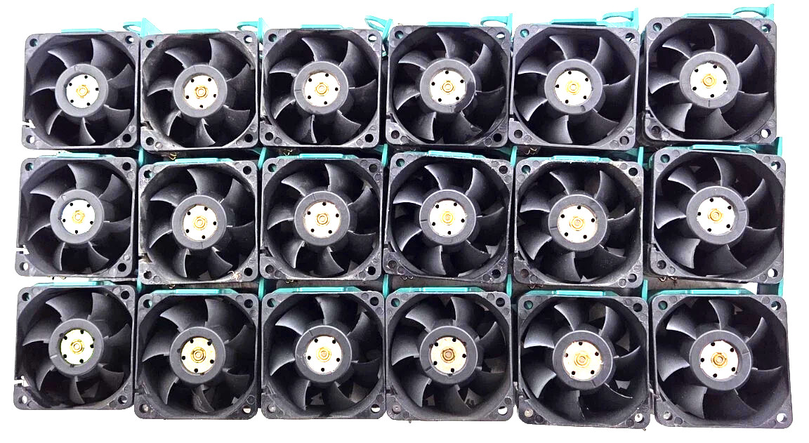 (LOT OF 18) - Delta p/n: FFB0612EHE dc12v Square Brushless Fans