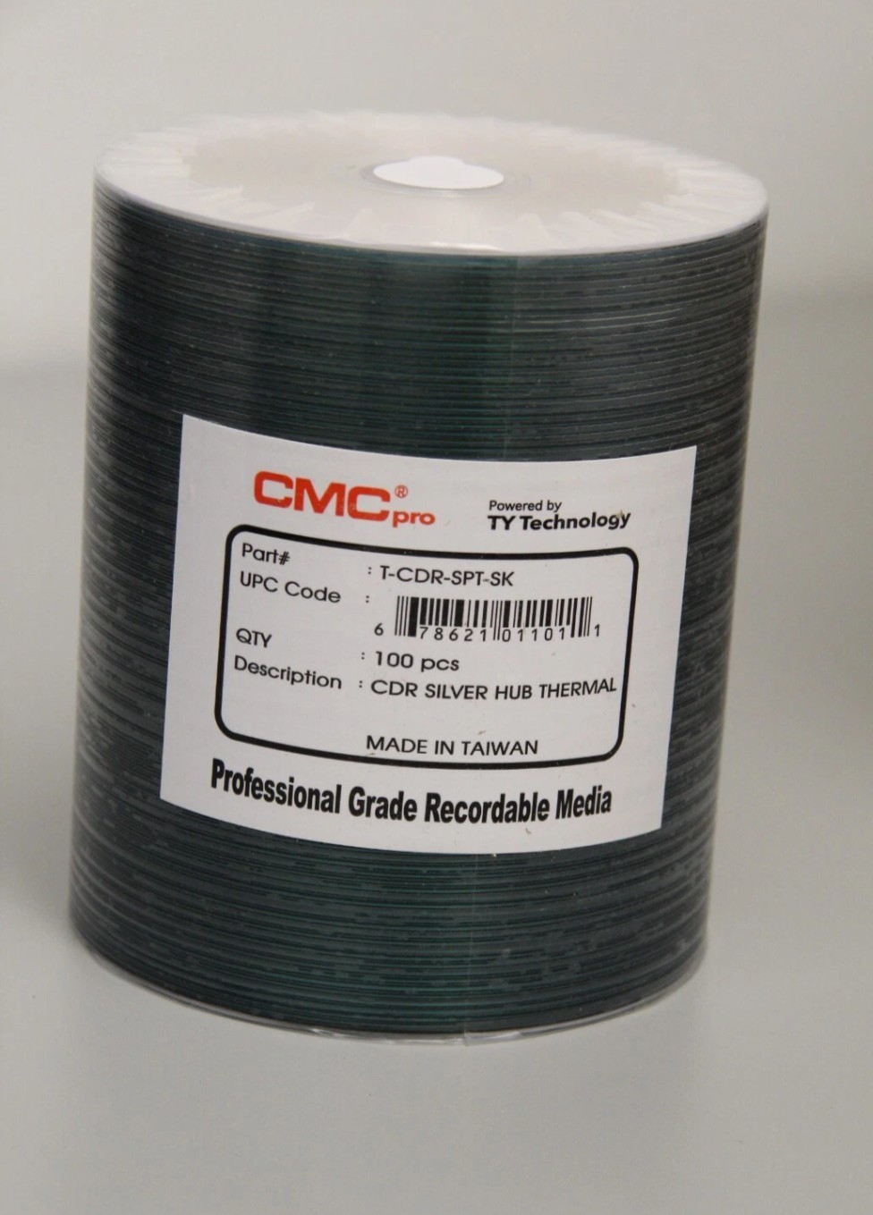 Brand New 100CT JVC/TY CMC Pro Silver Thermal Lacquer Printable CDR T-CDR-SPT-SK
