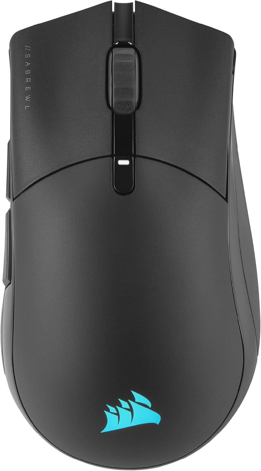 Corsair Sabre RGB Pro Black Wireless Champion Gaming Mouse DPI 26,000 7 Button