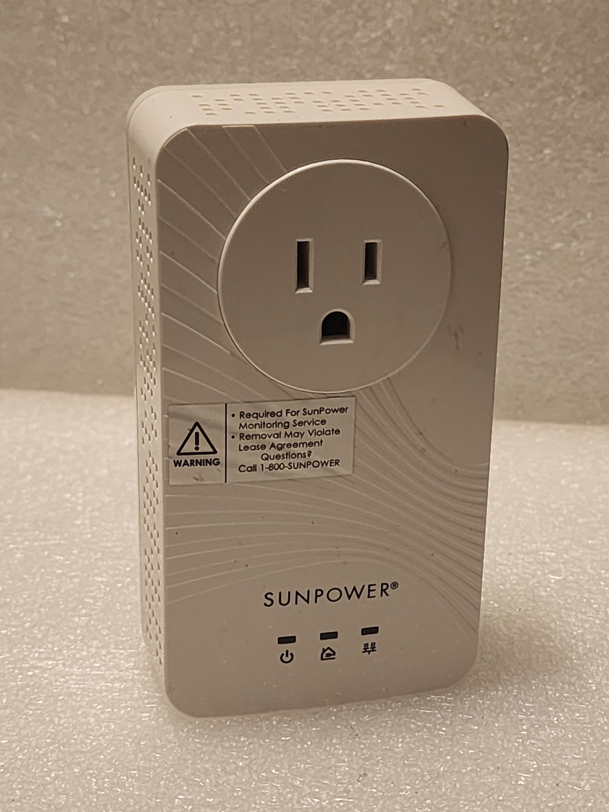 SunPower ZyXEL PLA5215 Powerline Adapter Ethernet Networking Extender AC Outlet