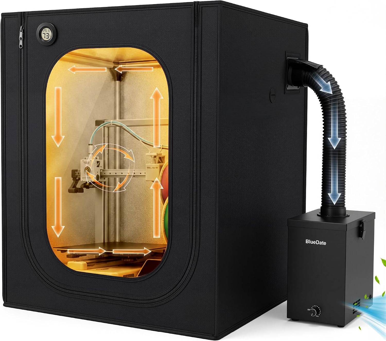 3D Printer Enclosure with Smoke Air Purifier