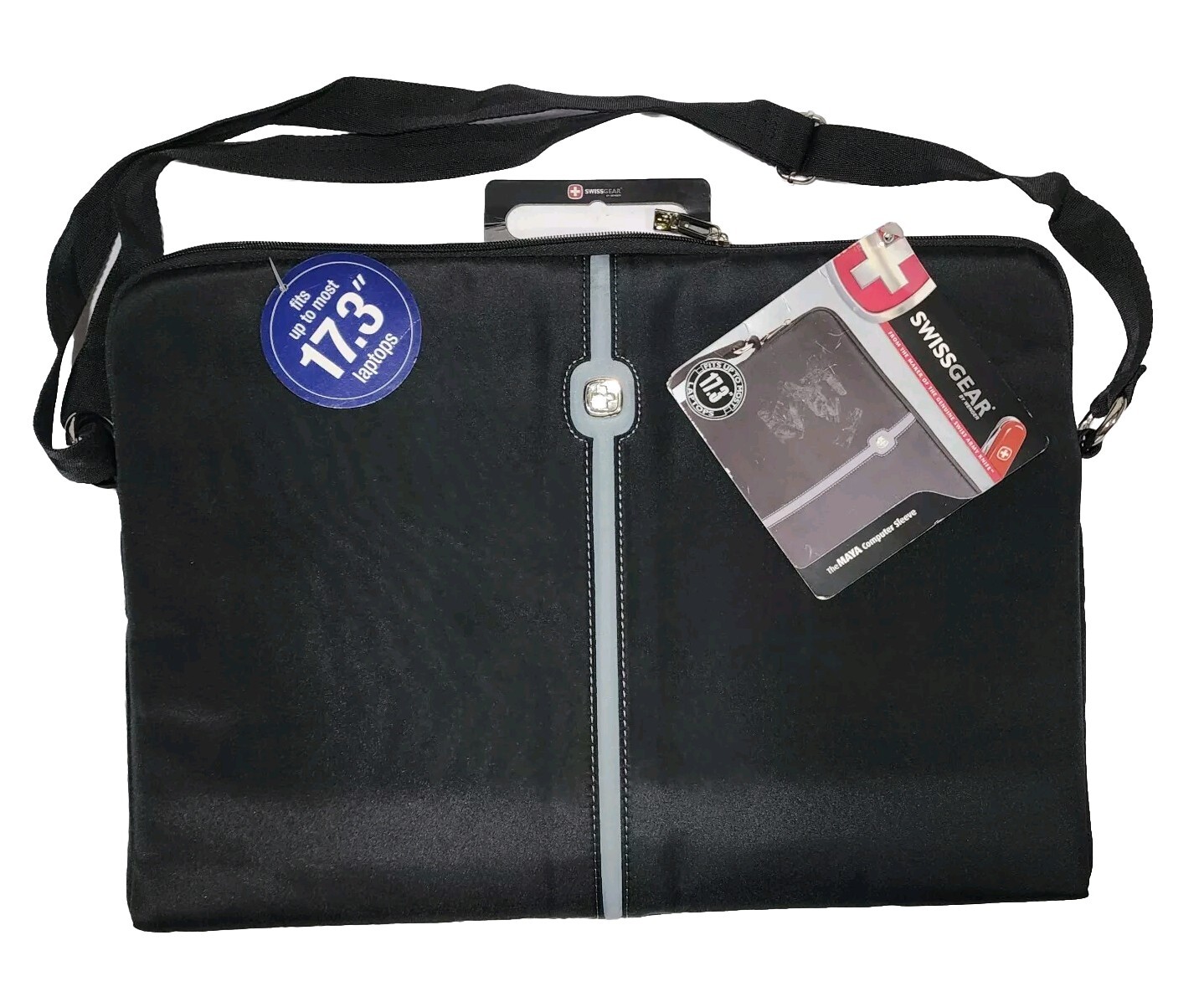 NWT Swiss Gear Large Padded Laptop Sleeve Case 17.3" Maya With Carry Strap NOS