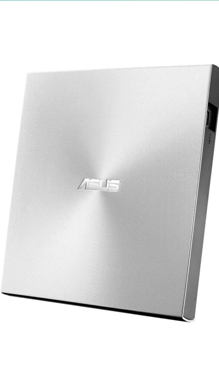 ASUS Zendrive Silver 13Mm External 8X DVD Burner Drive +/-RW M-Disc Mac & Window