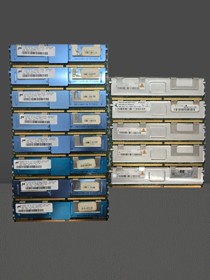 [LOT OF 13] 2 GB 2RX4 PC2-5300F-555-11 Memory Module   FAST  a