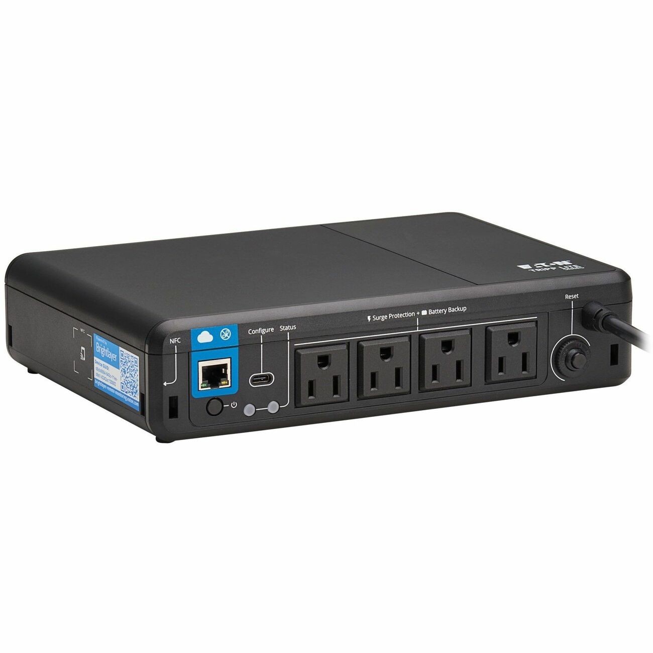 Tripp Lite BC600RNC 600VA 300W Standby Cloud-Connected UPS Black