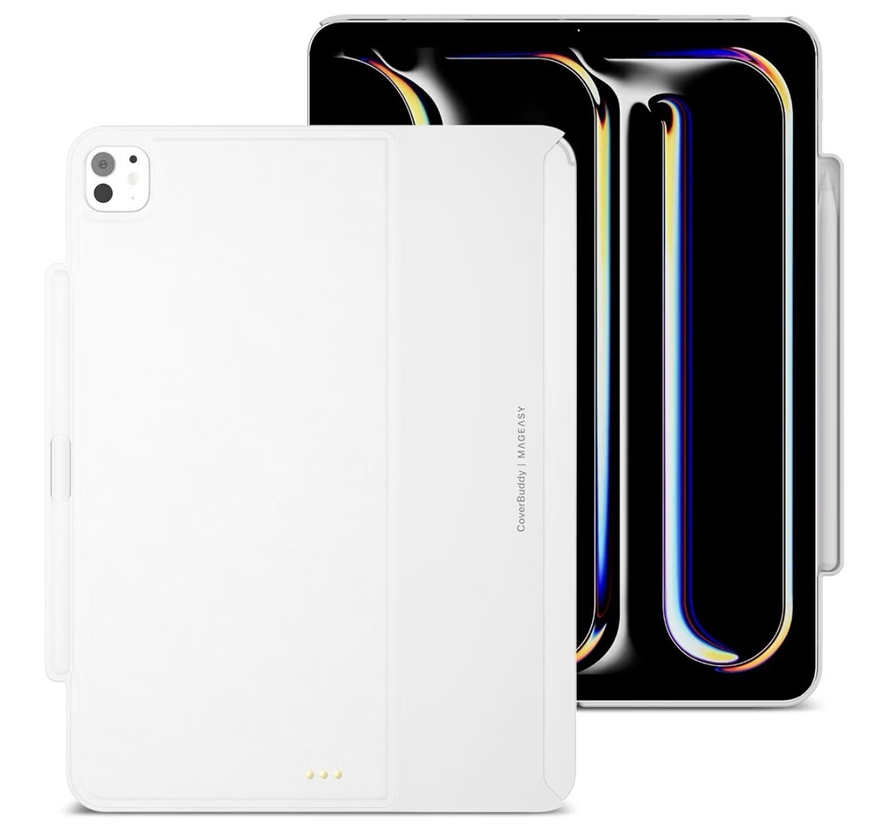 MAGEASY White Coverbuddy Magnetic Prot.case iPad Pro 13”2025-24 iPad Pro 