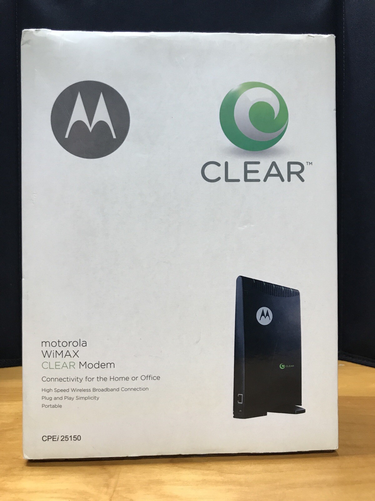 Clear Wireless Modem CPEi 25150 Black WiMax Motorola