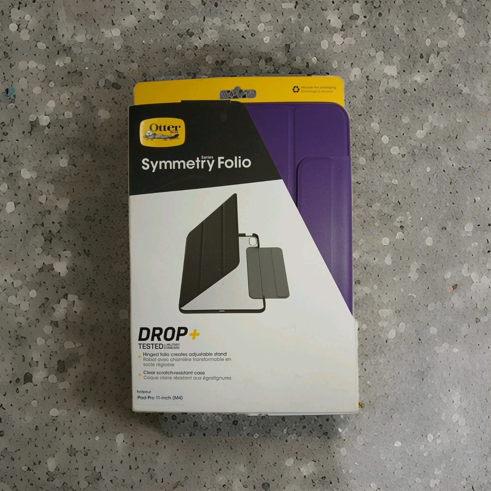 OtterBox Symmetry Folio Series Case Blue for iPad Pro 11" M4, M5 Stand Purple