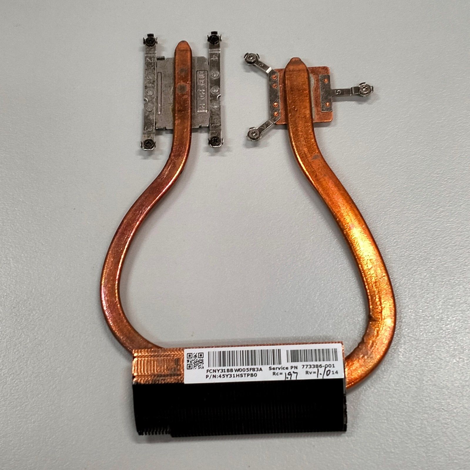 Genuine HP Envy 15 17 series CPU GPU Copper Heatsink 35W 763704-001 773386-001
