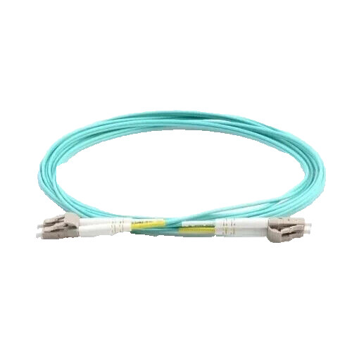 2m OM4 LC to LC Fiber Optic Patch Cable Multimode Duplex  Aqua 50/125 -09876