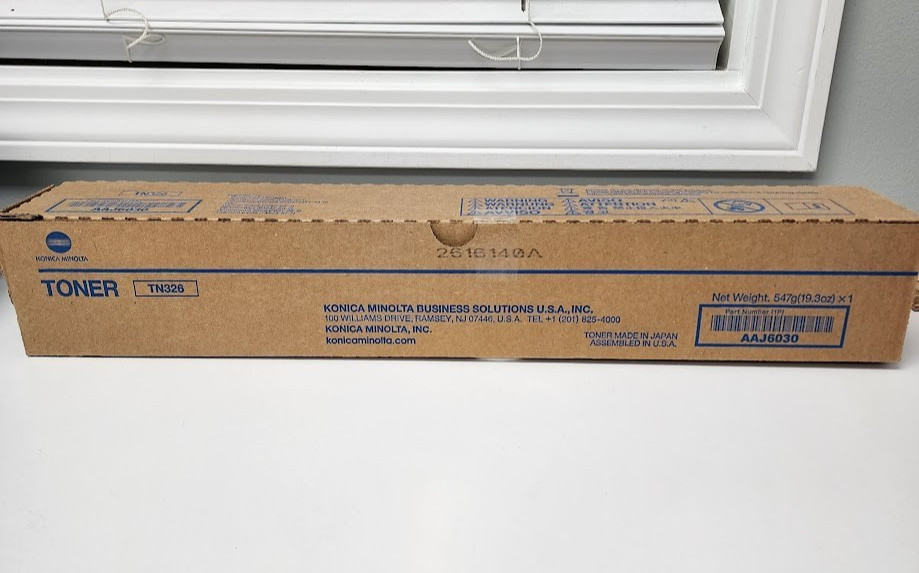 Konica Minolta TN-326 (AAJ6030) Black Toner Cartridge Bizhub 308e