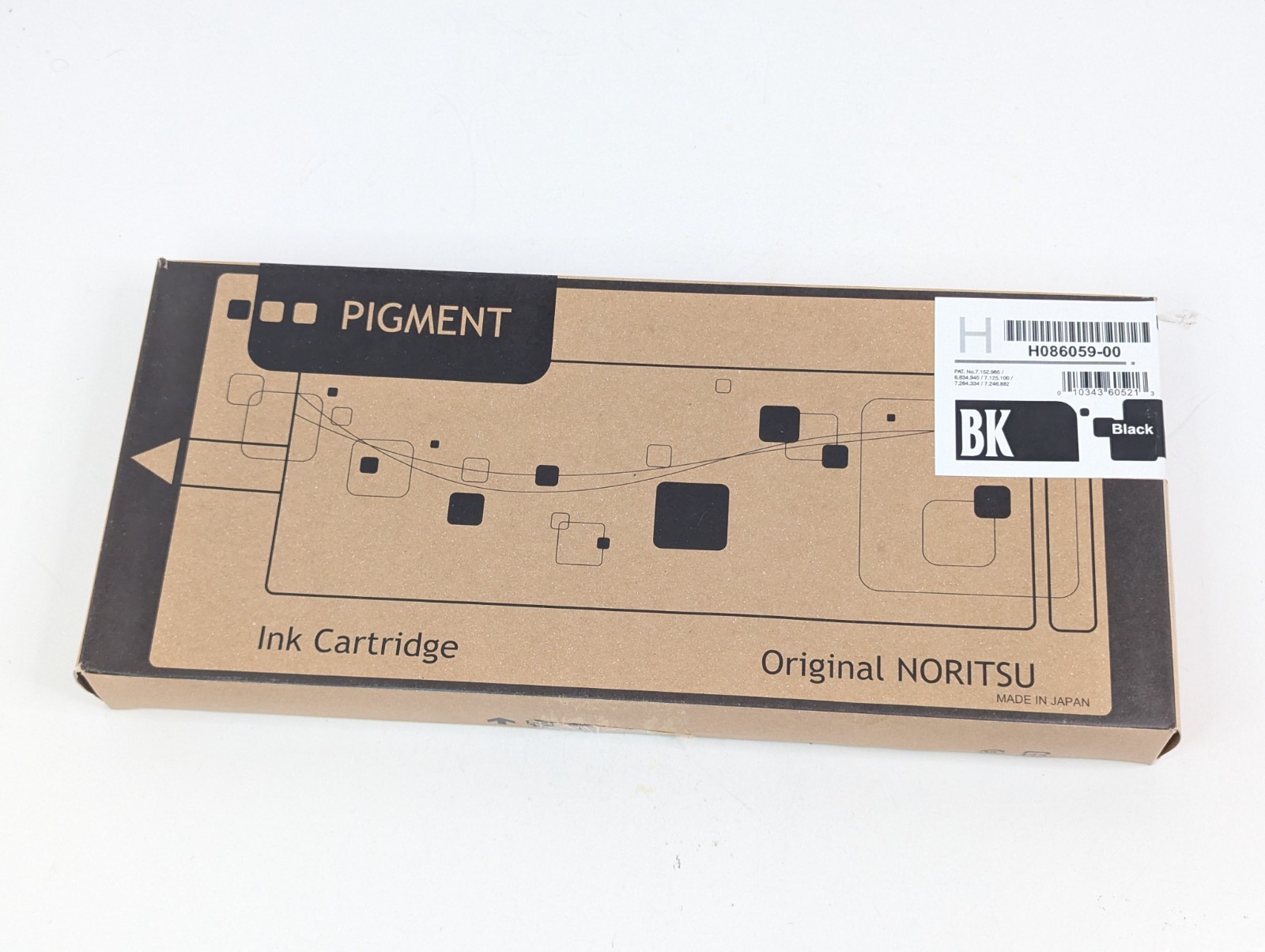 Noritsu Ink Cartridge Black H086059-00 Japan 09/2010 Sealed New