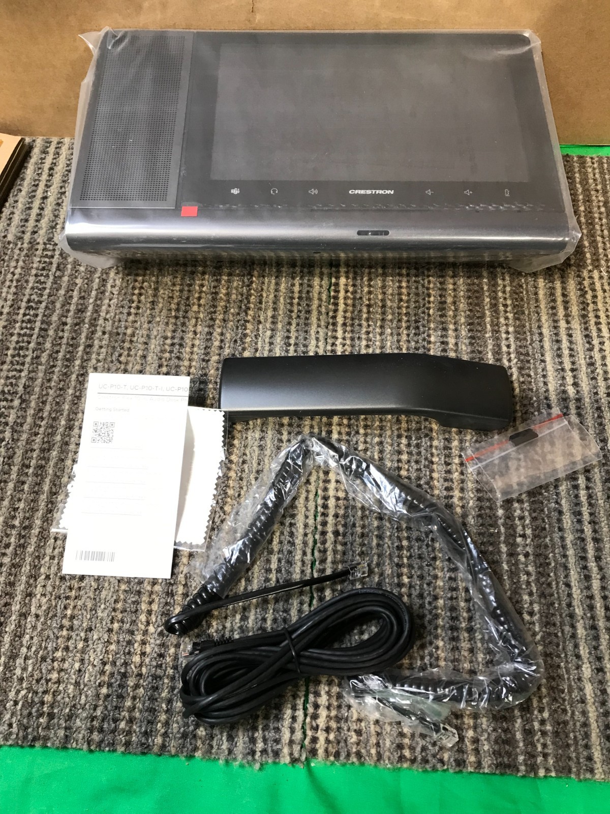 Crestron UC-P10-T-C-HS Flex 10" Audio Desk Phone w/ Handset
