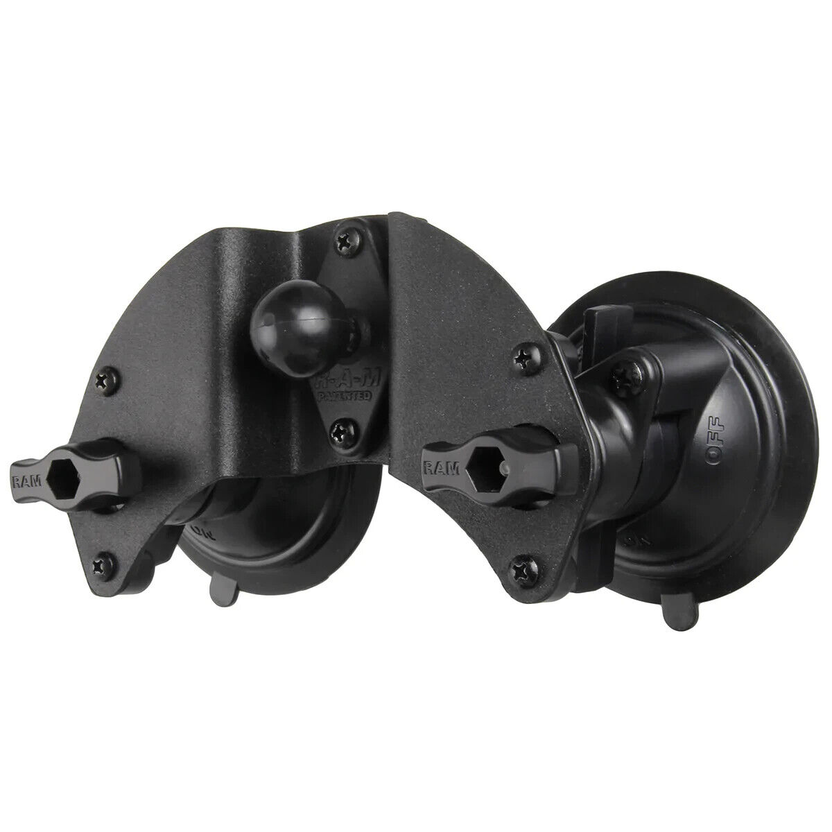 RAM Mount Double Articulating Suction Mount Base with 1