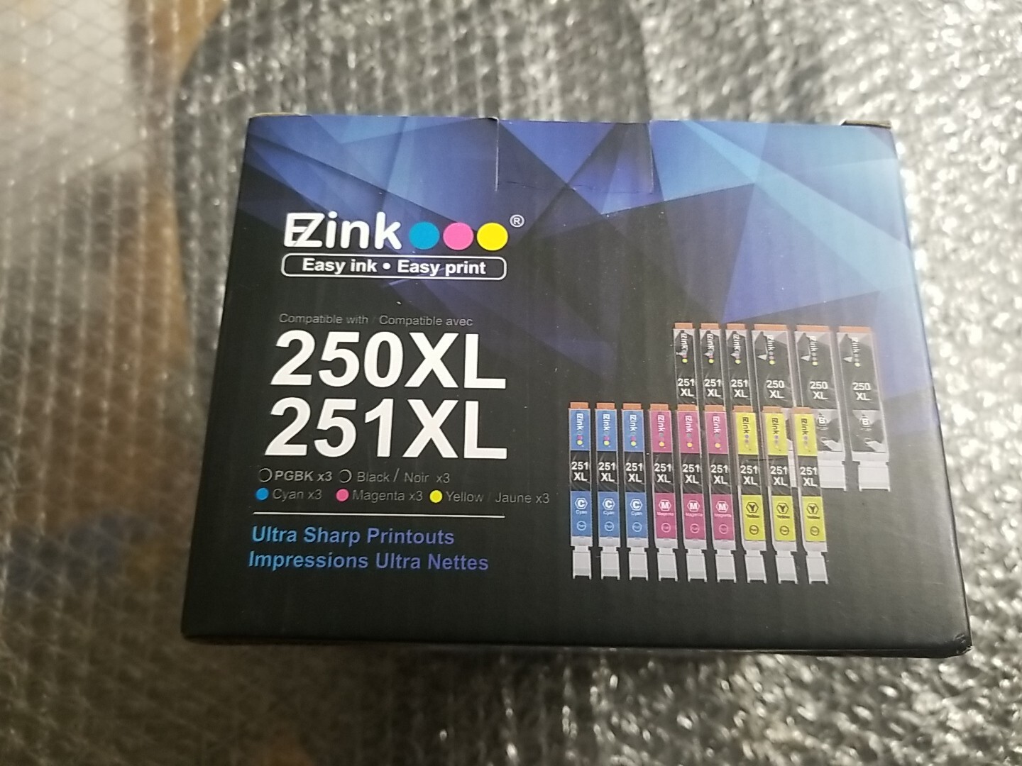 E-Z Ink (TM) Compatible Ink Cartridges Replacement for Canon 250 251 PGI-250X...