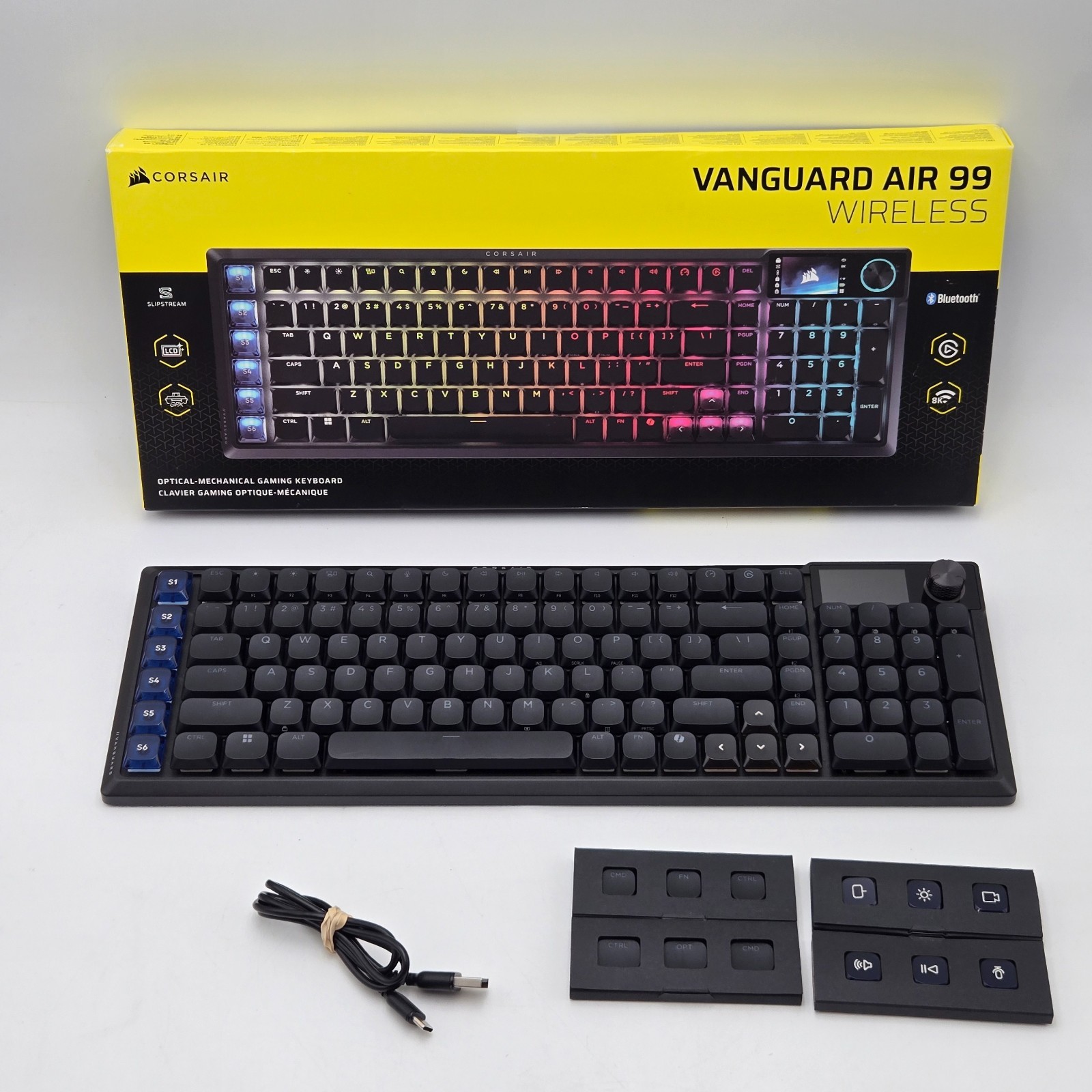 Corsair Vanguard AIR 99 Wireless RGB Gaming Keyboard - Used Very Good *No Dongle