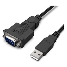 6ft USB to RS-232 DB9 Serial Adapter Cable - Versatile Connection for Devices picture