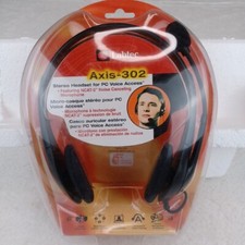 Labtec Axis-302 Stereo Headset New Sealed NIB NOS 3.5 mm picture