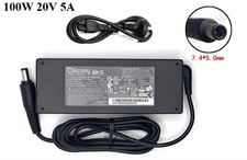 Genuine Chicony 100W 20V 5A Charger Power Supply 7.4*5.0mm Tip AC Adapter picture