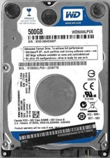 WESTERN DIGITAL WD5000LPVX-22V0TT0 500GB SATA HARD DRIVE  DCM: HVKTJBB picture