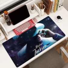 Michael Jackson Inspired Mouse Pad Square Gaming Desk Mat Waterproof Non-Slip picture