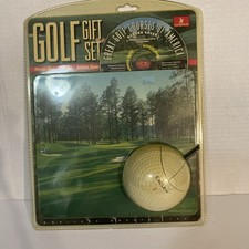 Golf Gift Set Golf Ball Computer Mouse, Mouse Mat, Screen Saver NEW picture