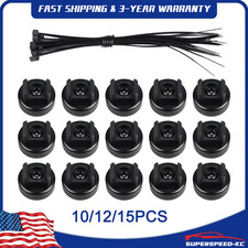 10/12/15Pcs Magnetic Cable Zip Tie Mounting Holders Wire Management Clips picture